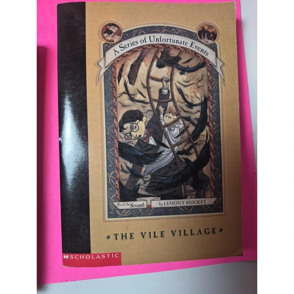 A‎ Series of Unfortunate Events Lemony Snicket 7 Books 1,2,3,4,6,7,8